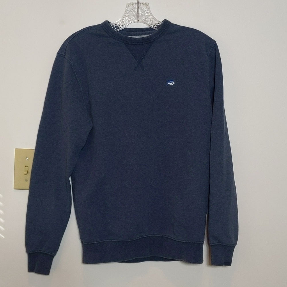 Southern Tide Blue Crewneck Pullover
